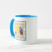 Mug Camion de vidage pour enfants par Chariklia Zarris (Devant gauche)