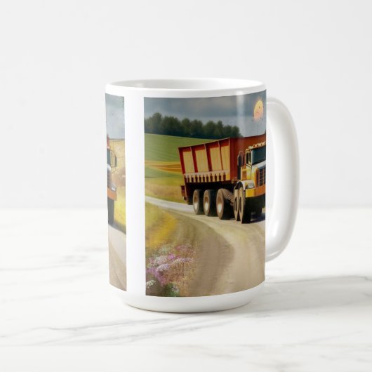 Mug Camion de vidange (Devant droit)