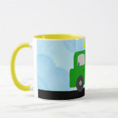 Mug Camion de vidange (jaune) (Gauche)