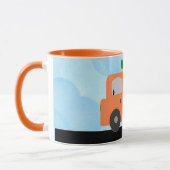 Mug Camion de vidange (orange) (Gauche)