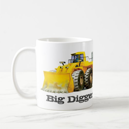Mug Camion défonceur nommé fait sur commande de (Gauche)