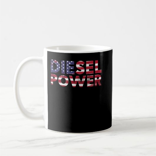 Mug Camion Diesel drôle (Gauche)