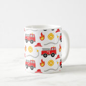 Mug Camion d'incendie (Devant droit)