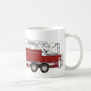 Mug Camion d'incendie échelle