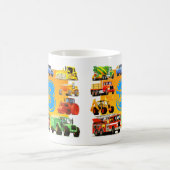 Mug Camion fait sur commande de construction de 3ème (Centre)