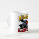 Mug Camion-feu de dessin (Devant gauche)