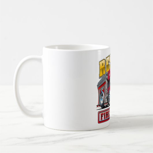 Mug Camion-feu de dessin (Gauche)