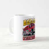 Mug Camion-feu de dessin (Devant gauche)