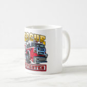 Mug Camion-feu de dessin (Devant droit)