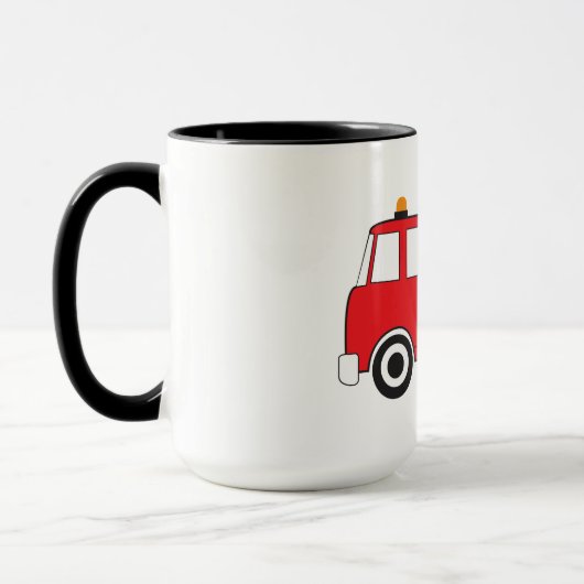 Mug Camion feu rouge (Gauche)