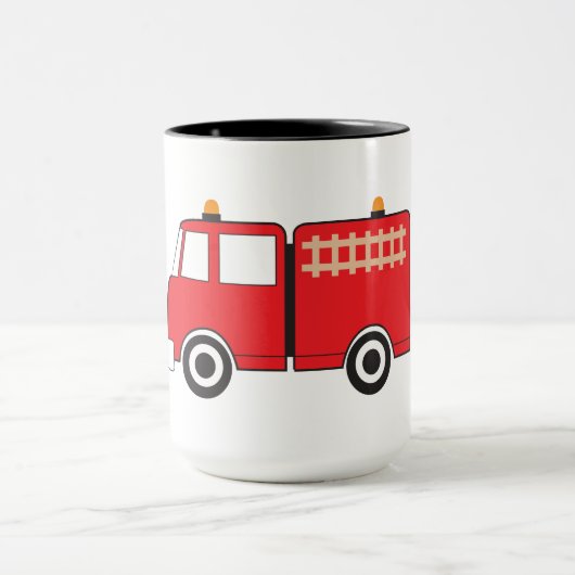 Mug Camion feu rouge (Centre)