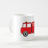 Mug Camion feu rouge (Devant gauche)