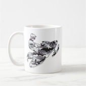 Mug Camion Gray Sled sur copie noire (Gauche)