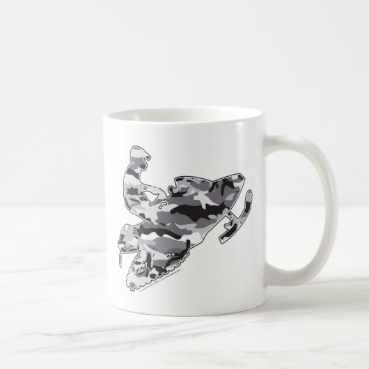 Mug Camion Gray Sled sur copie noire (Droite)