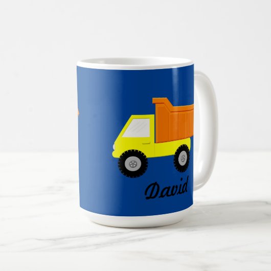 Mug Camion Jaune (Devant droit)