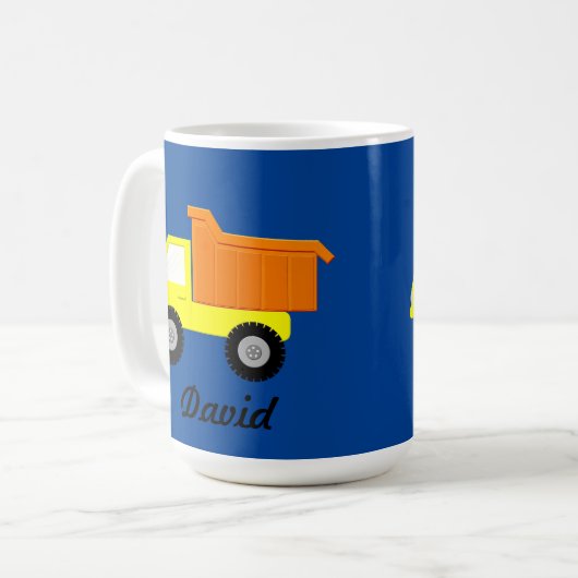 Mug Camion Jaune (Devant gauche)