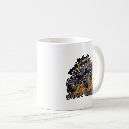Mug Camion Monster Digger Grave (Devant droit)