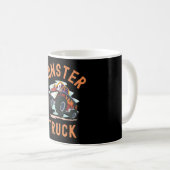 Mug Camion Monster Drôle Avec Visage (Devant droit)