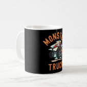 Mug Camion Monster Drôle Avec Visage (Devant gauche)