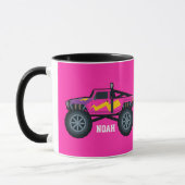 Mug Camion Monster Racing, pour garçons et filles Coff (Gauche)