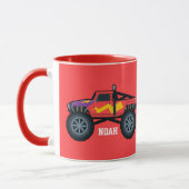 Mug Camion Monster Racing, pour garçons et filles Coff (Gauche)