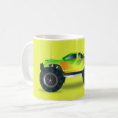 Mug Camion Monster sur le vert citron (Devant gauche)
