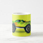 Mug Camion Monster sur le vert citron (Centre)