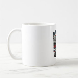 Mug Camion Monstre Aigle Américain Vintage Patriotique
