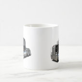 Mug Camion noir de Kenworth w900 (Centre)