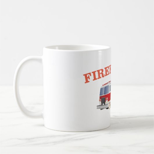 Mug Camion pompier (Gauche)
