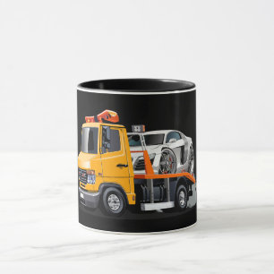 Mug Camion remorque de dessin