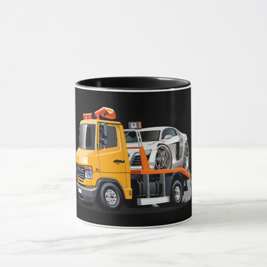 Mug Camion remorque de dessin (Centre)