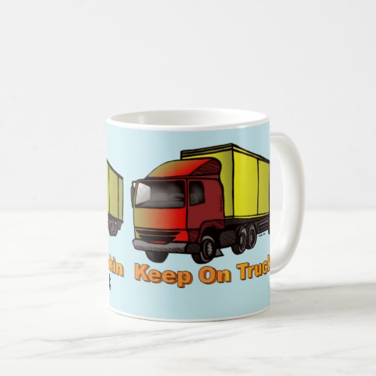 Mug Camion rétro 2 (Devant droit)