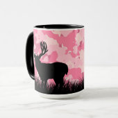 Mug Camion rose blanc Buck Deer (Devant gauche)