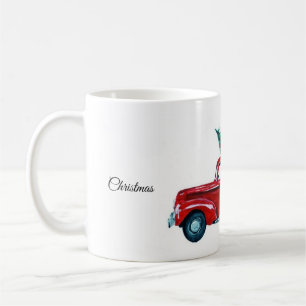 Mug Camion rouge - Musique de Noël