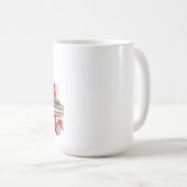 Mug Camion rouge - Musique de Noël (Devant droit)