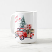 Mug Camion rouge - Musique de Noël (Devant gauche)