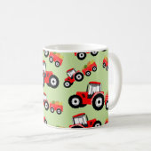 Mug Camion rouge produit de la ferme (Devant droit)