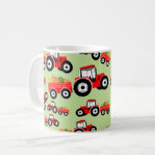 Mug Camion rouge produit de la ferme (Devant gauche)