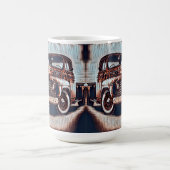 Mug Camion Rustique Grunge - Une beauté Vintage (Centre)
