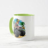 Mug Camion T-Rex Dinosaur Monster (Devant gauche)