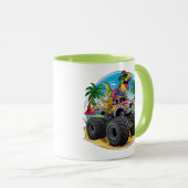 Mug Camion T-Rex Dinosaur Monster (Devant droit)