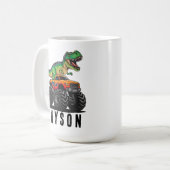 Mug Camion T-Rex Dinosaur Monster (Devant gauche)