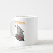 Mug Camionnage de loup solitaire (Devant gauche)
