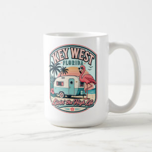 Mug Camionneur flamant rose de Key West, style de vie 