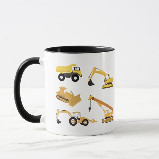 Mug Camions de construction (Gauche)