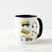 Mug Camions de construction (Devant droit)