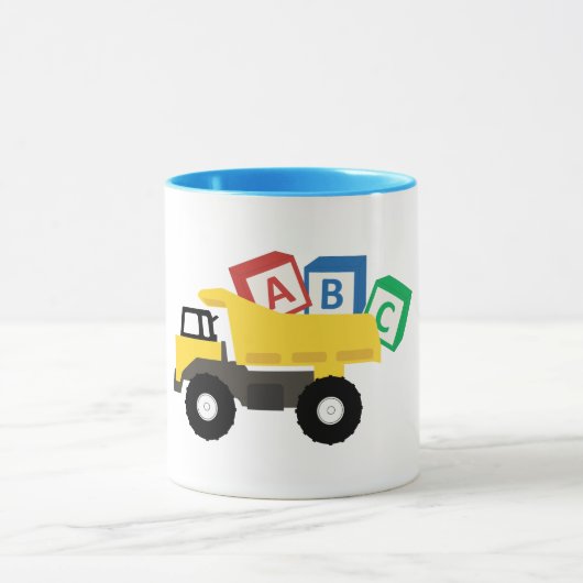 Mug Camions de construction de camions ABC Dump (Centre)