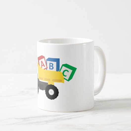 Mug Camions de construction de camions ABC Dump (Devant droit)