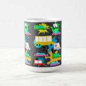 Mug camions et voitures et autobus (Centre)
